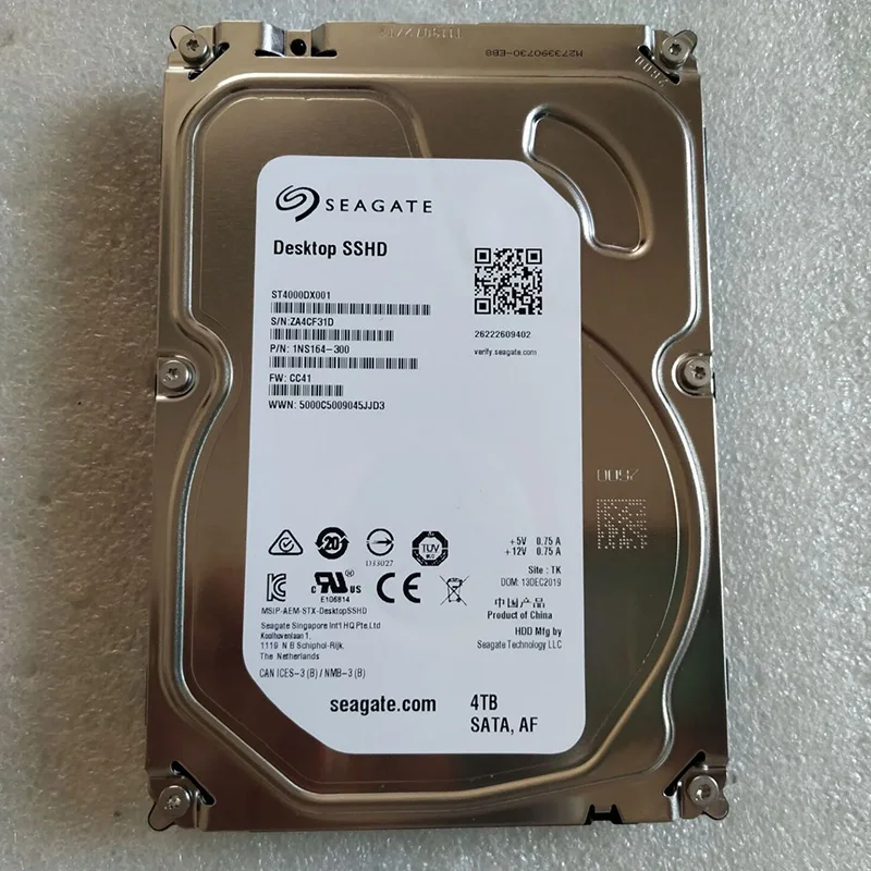 Seagate Desktop SSHD ST4000DX001 4 ТБ 64 МБ кэш SATA 6 0 ГБ/сек. 3 5 &quotтвердотельный гибридный