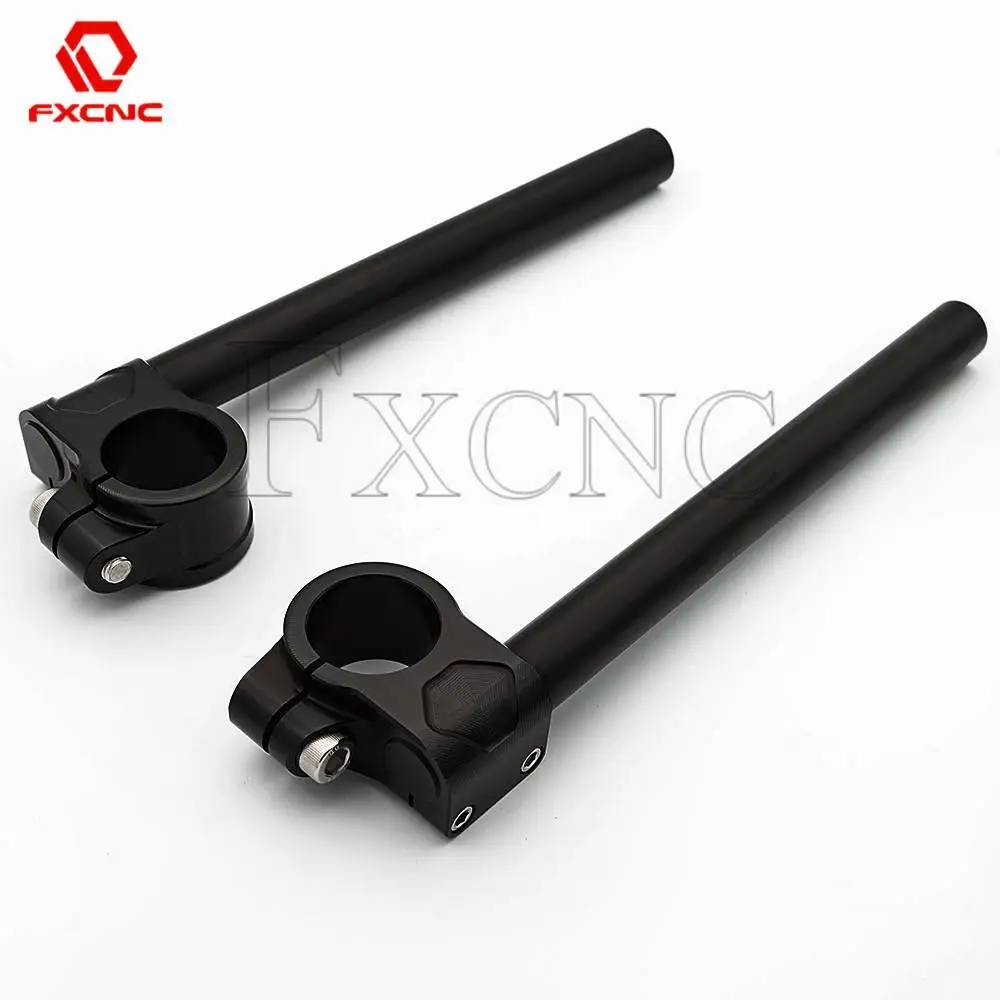 Черный 39 мм зажим клипса на руль мотоцикла алюминиевые Клипсы клипсы вилка