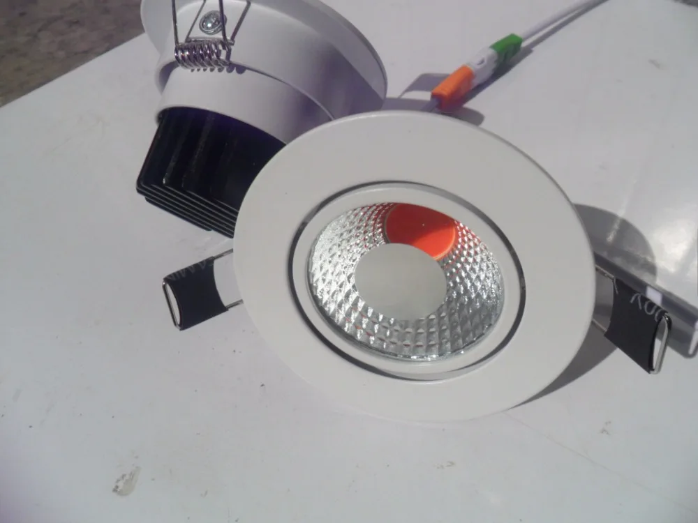 

Спот Потолочный 4 шт. яркий Встраиваемый белый светодиодный светильник Cob 7 Вт Corlor Точечный светильник, декоративная потолочная лампа Ac 110 В ...