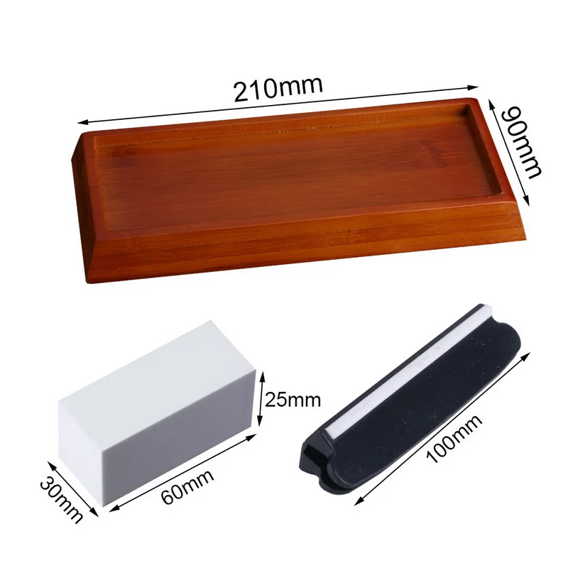 Whetstone Knife Sharpening Stone Dual Side Professional Kitchen Grinder Oilstone Set | Дом и сад