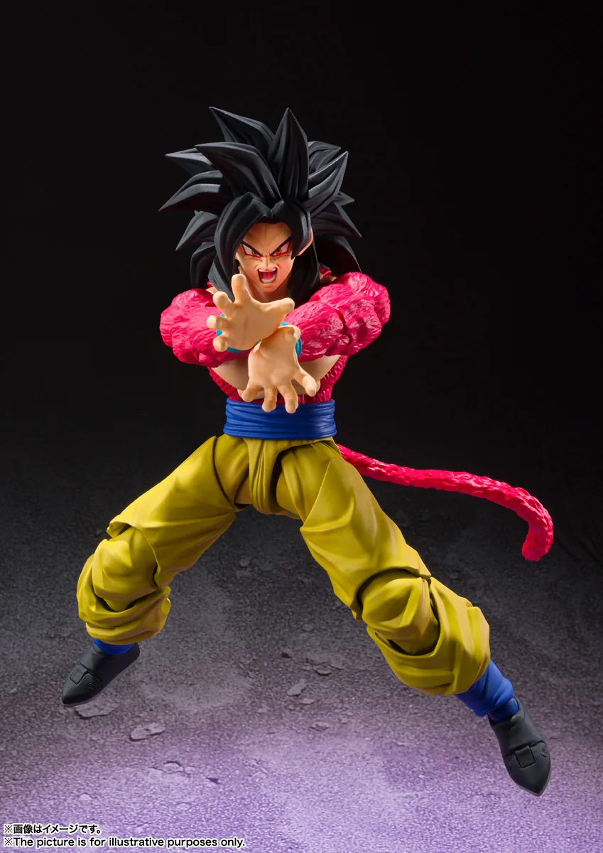 Женская Оригинальная фигурка Bandai DBZ Super SSJ4 Goku Аниме фигурки игрушечные модели |