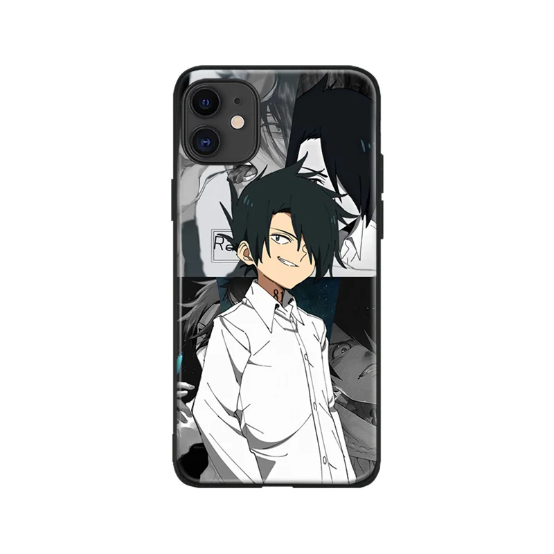 ray the promised neverland anime phone case cover shell for iphone se 6 6s 7 8 6splus 7plus 8plus x xr xs 11 pro max free global shipping
