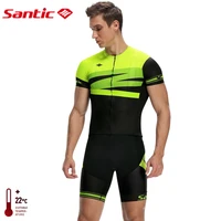santic men cycling sets summer cyling jersey bib shorts mtb bicycle clothes wear maillot ciclismo bike clothing set