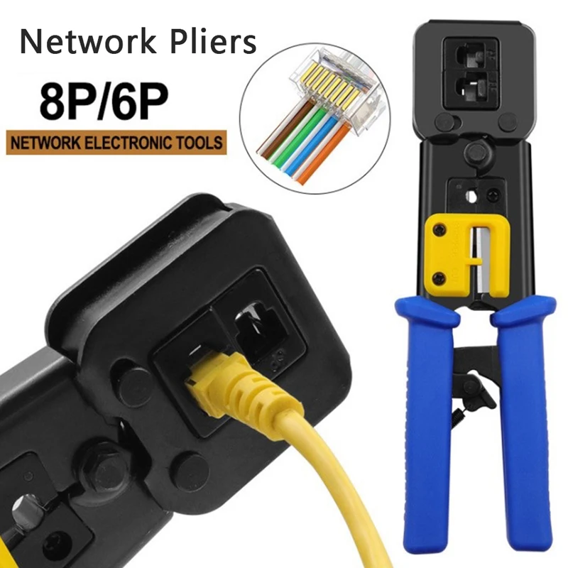 Инструменты для кабеля щипцы Ethernet Интернет сети плоскогубцы зачистки проводов