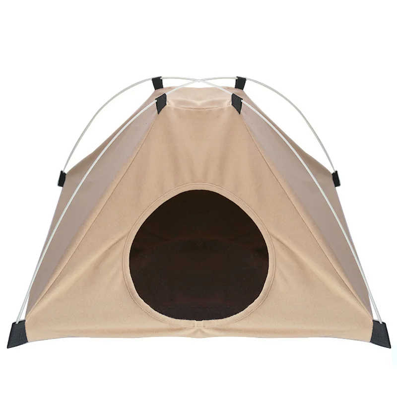 Теплая дышащая складная палатка для собак и кошек мягкие жилеты кровать сна