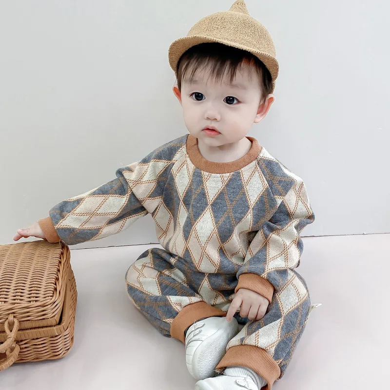 

Baby Knitted One-pieces Lingge Baby Rompers and Rompers