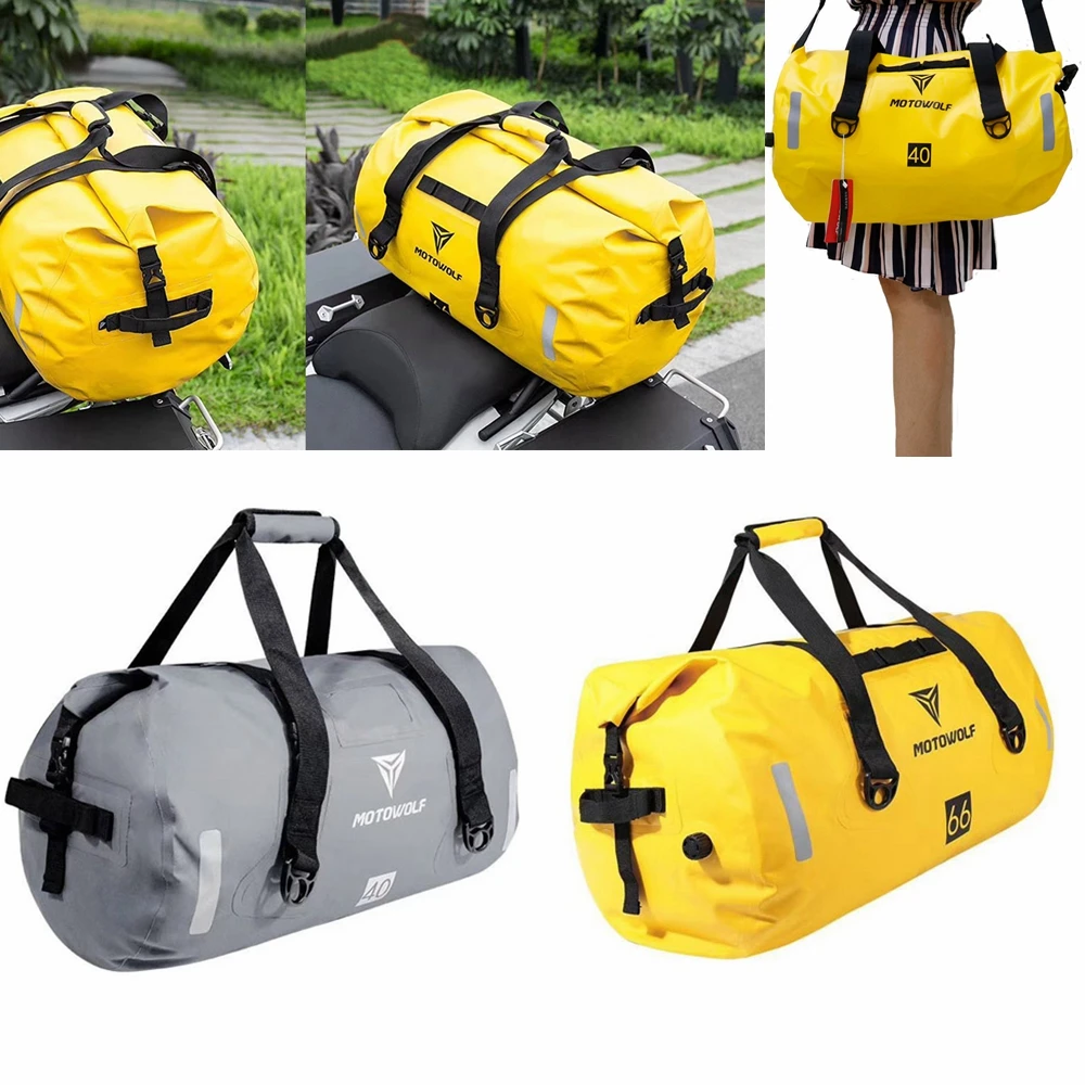 Мотоциклетные водонепроницаемые задние Сумки сумки на заднее сиденье 60л