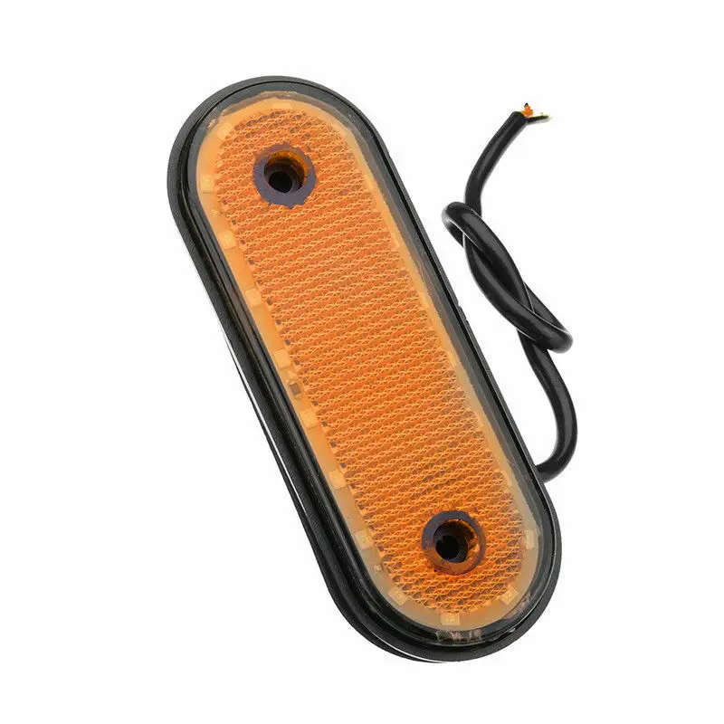 

6X Amber 20LED Side Marker Indicator Light Lamp Caravan Truck Trailer Lorry 12V Side Marker Lights