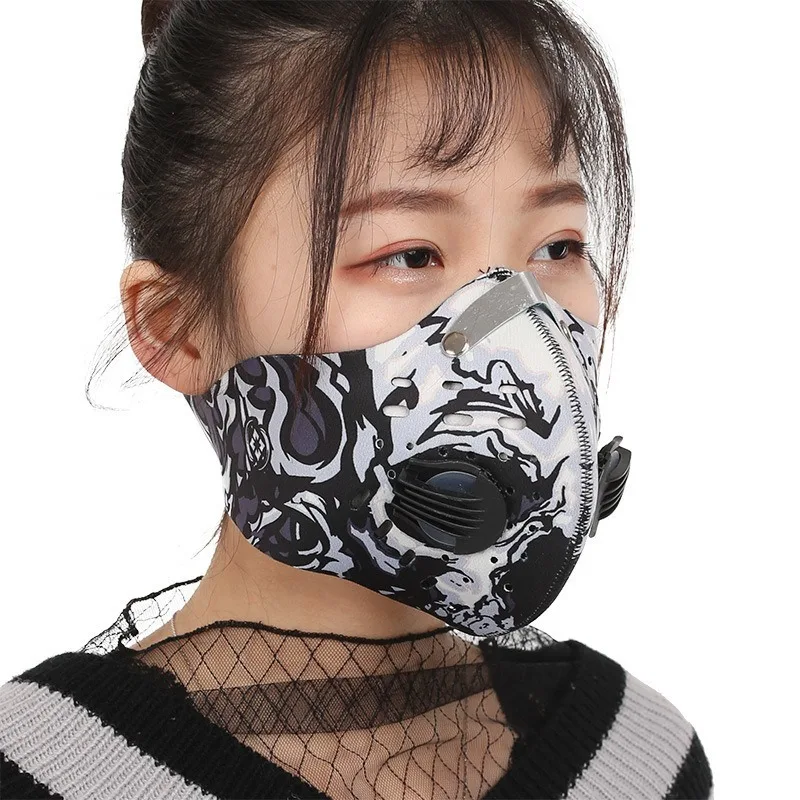 Уличная маска для лица велосипедная мужская женская защита от пыли
