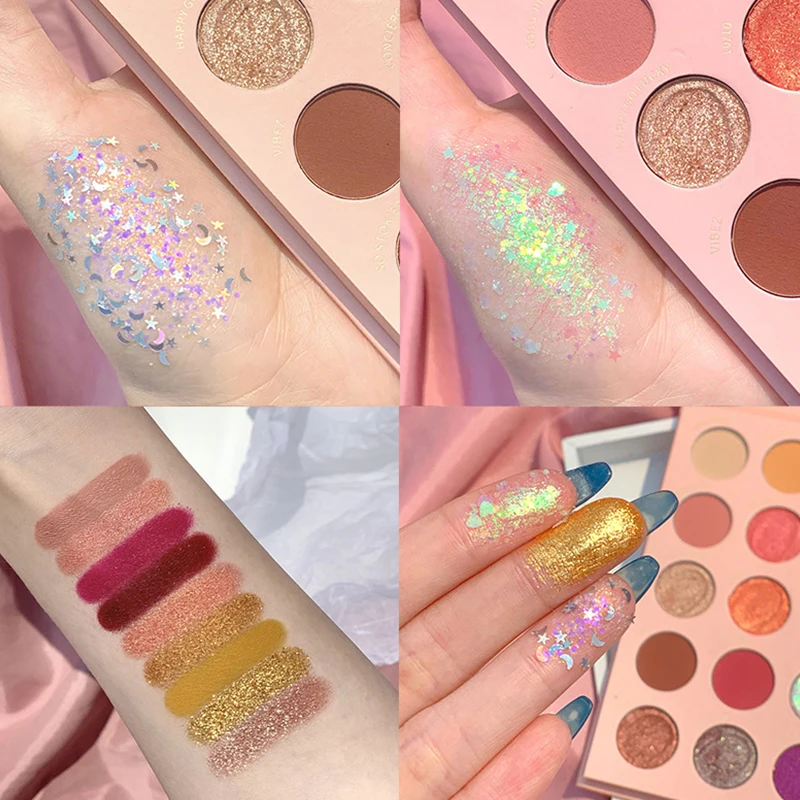 Волшебная Цвет 30 тени для век Палитра профессии матовое стекло с перламутровым