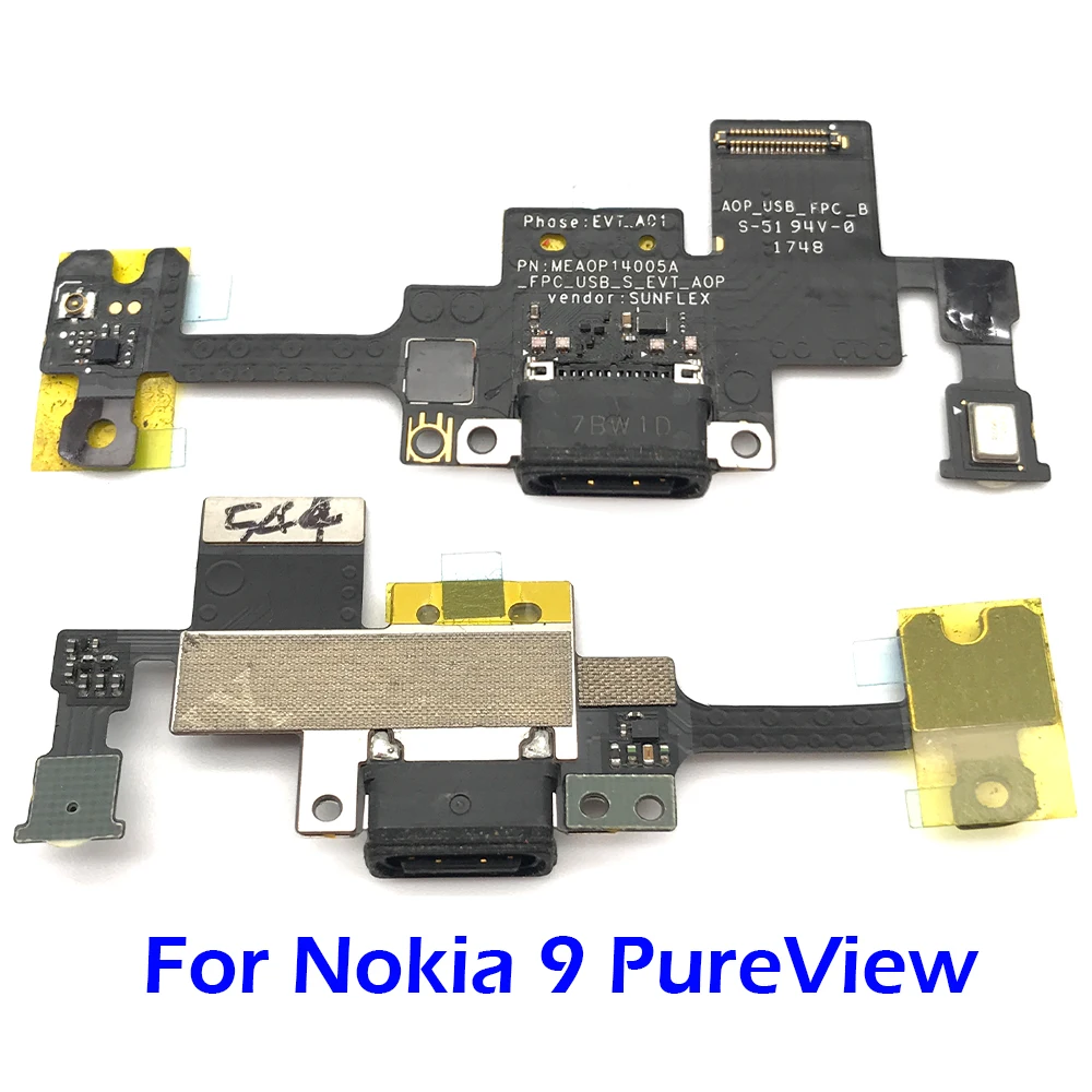 

10Pcs/Lot, Charger Board PCB Flex For Nokia 9 PureView USB Port Connector Dock Charging Ribbon Cable