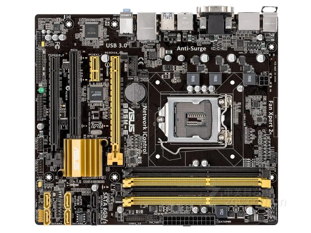 Usado Asus Desktop Motherboard B85 Lga1150 i3 i5 i7 Ddr3 32g Atx B85m-e