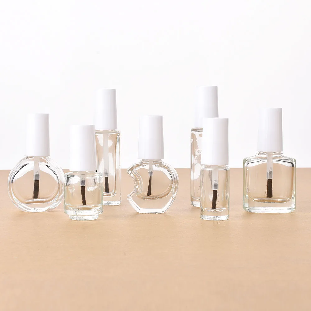20 шт 3 мл 4 5 мини милый прозрачный стеклянный пустой полированный флакон для