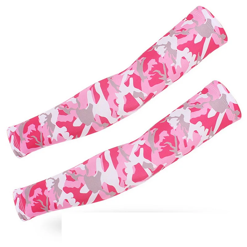 Камуфляжные нарукавники для езды на велосипеде рыбалки охлаждения защиты от