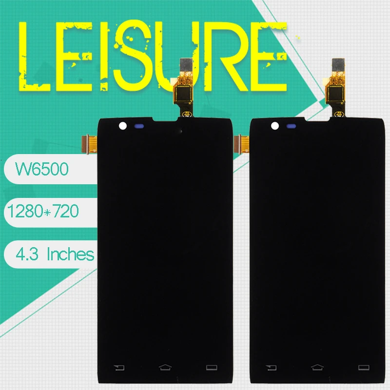 Новый 4 3 дюймовый W6500 ЖК экран для Philips Xenium дисплей с сенсорным экраном дигитайзер