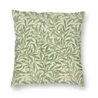 William Morris запасами ивовых деревьев ветви Чехлы диван домашний декор цветочный текстильной квадратные напильники со Подушка Чехол 40x40