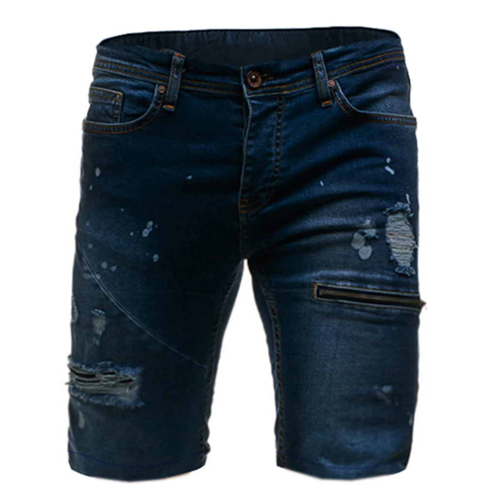 

2020 Summer Denim Shorts Male Jeans Men Jean Shorts Bermuda Skate Board Harem cowboy Jogger Distressed Jeans Streetwear