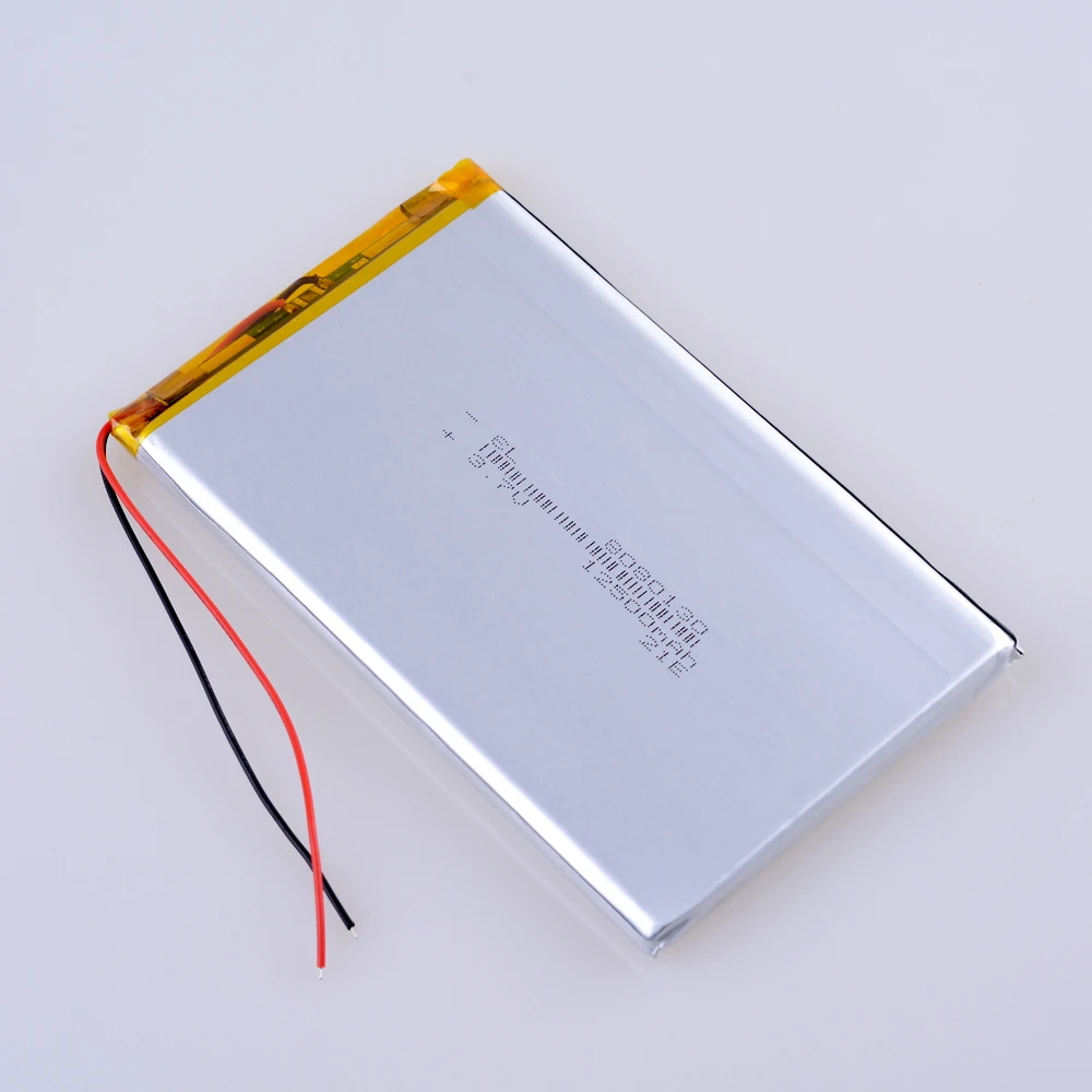 Фото 3,7 V 12500mAh 8080130 литий-полимерный литий-ионный аккумулятор для Mp3 MP4 MP5 GPS PSP mobile bluetooth №4