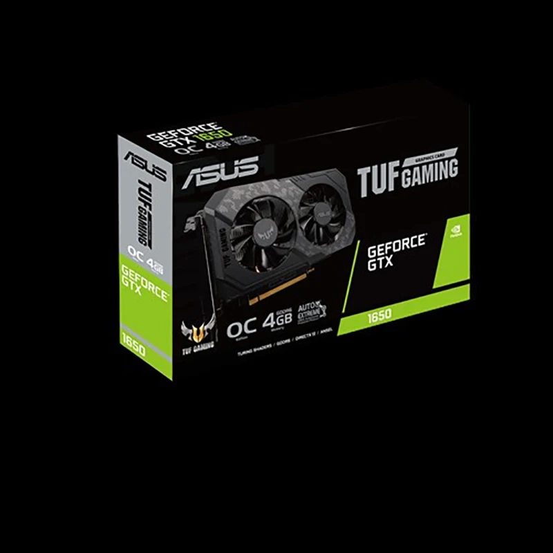 

Asus TUF-GTX1650-O4GD6-P-GAMING Graphics Card NVIDIA GeForce GTX 1650 PCI Express 3.0 GDDR6 4GB Video Card