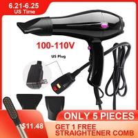 professional high power hair dryer wind speed adjustment 100 110v strong barber salon styling tools hotcold air blow home