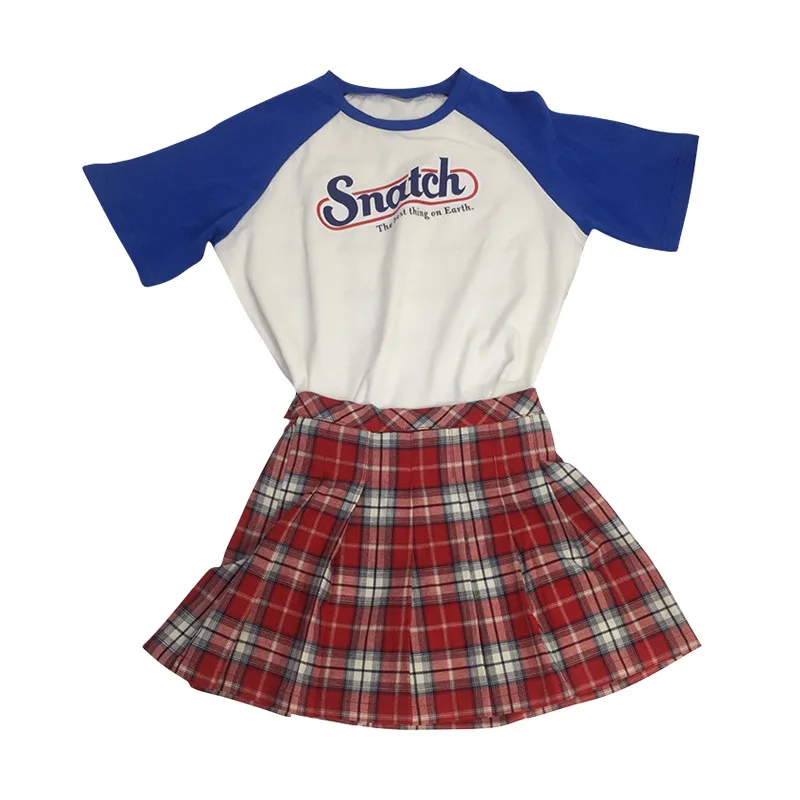 

2020 Baby summer girl Clothes Toddler half Sleeve t-Shirt Plaid Skirt teenager Girl Dress Clothing 8 9 10 12 16 year