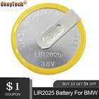 Перезаряжаемая батарея OkeyTech, 5 шт.лот, 3,6 В LIR2025, подходит для BMW 3 5 Series E46 E39