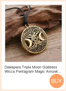 Dawapara, Тройная Луна, богиня, Wicca, пентаграмма, волшебный амулет, ожерелье для женщин, дерево жизни, луна, винтажные подвески для ожерелий, ювелирные изделия