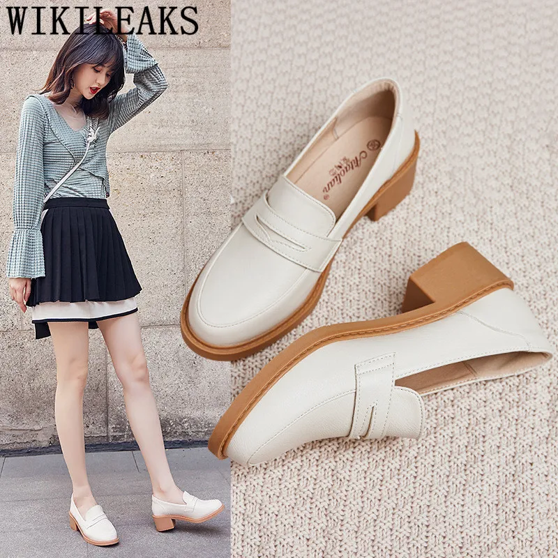 От итальянского дизайнера Туфли оксфорды для женщин 2021 высокие каблуки Женские