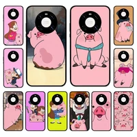 cartoon pig phone case for huawei nova 7 se 5 3i 3e 3 2 5i mate 10 20 lite 30 40 pro 20x 9 cover