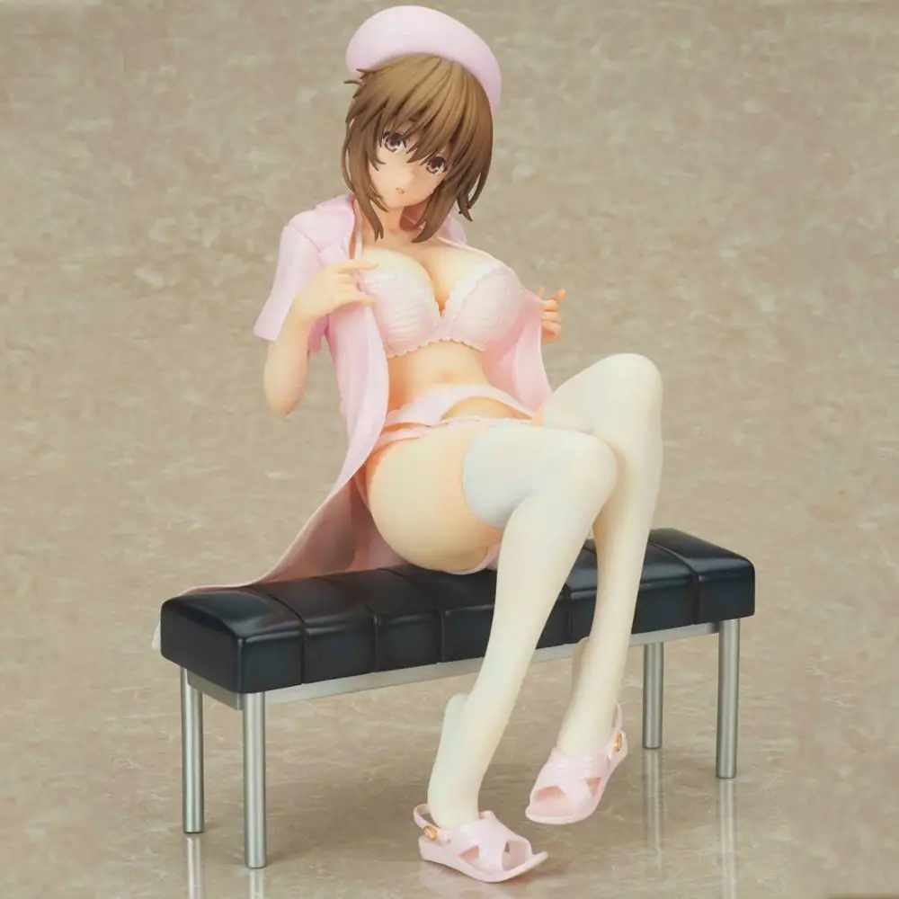 

Anime Lechery ENTERGRAM Training diary of me and her (nurse) Mio Akagi PVC Action Figure Toy Sexy Girl Figure Collection Dolls