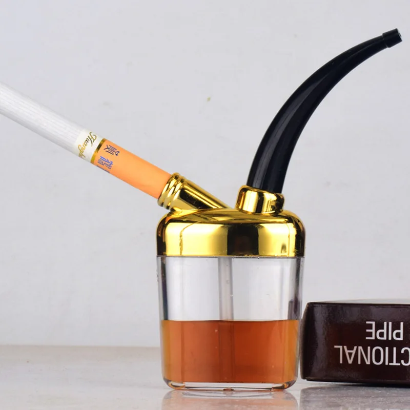 

Explosive jueyou JY300 thick, medium and fine three-water pipe water pipe water pipe filter water pipe personality cycle type pe