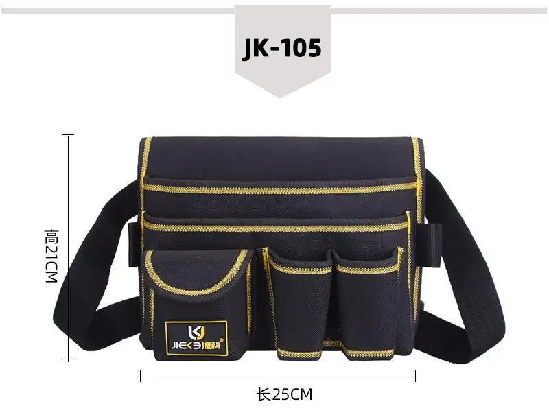 

Oxford Hardware Tool Belt Bag Adjustable Work Waist Bags Costomized Hot Selling Multifunctional Repair Kit Pouch Bag Accessories