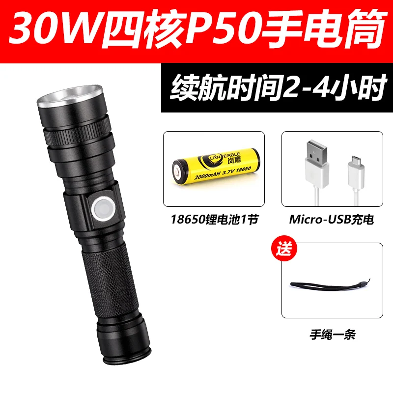 

Outdoor Camping Flashlight Security Rechargeable Button Convoy Powerful Mini Self Defence Latarka Portable Lighting BY50SD