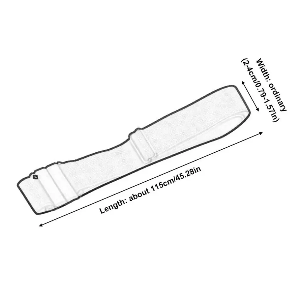 

Adjustable Stretch Waist Belt No Show Flat Buckle Non-Slip Simple Elastic Belts Band For Women And Men Pants Clothes Waistband