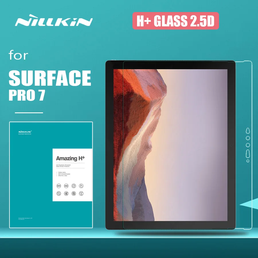Для microsoft Surface Pro 7 стекло Nillkin H + 2.5D прозрачное закаленное протектор экрана для