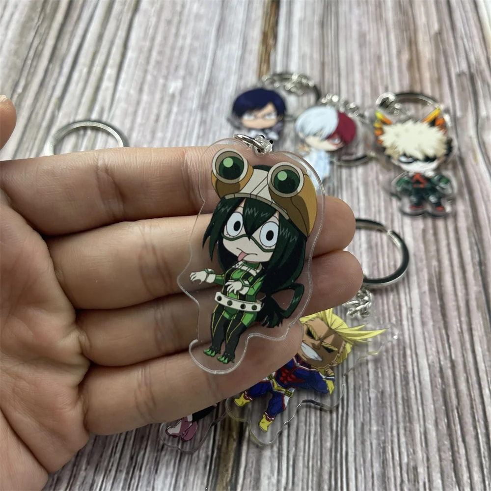 Брелок для ключей Моя геройская Академия двусторонний акриловый брелок косплея