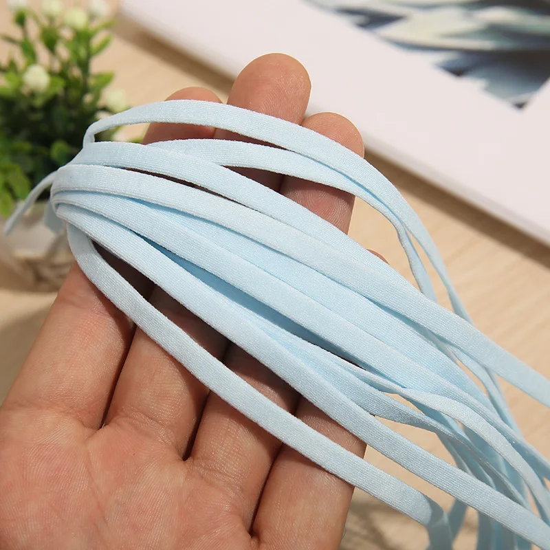 10/20/50y 5MM DIY Mask Elastic Rope Rubber Band Oil Cord Ear Hanging Belt for Protective Clothing Accessories | Дом и сад