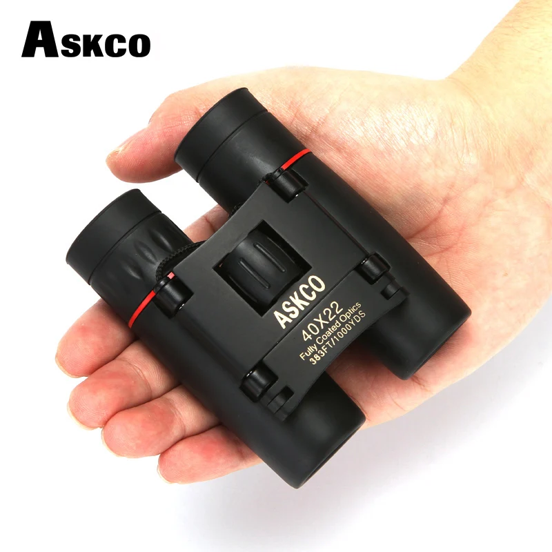 Бинокль большой мощности 40x22 карманный складной телескоп с HD зумом для туризма