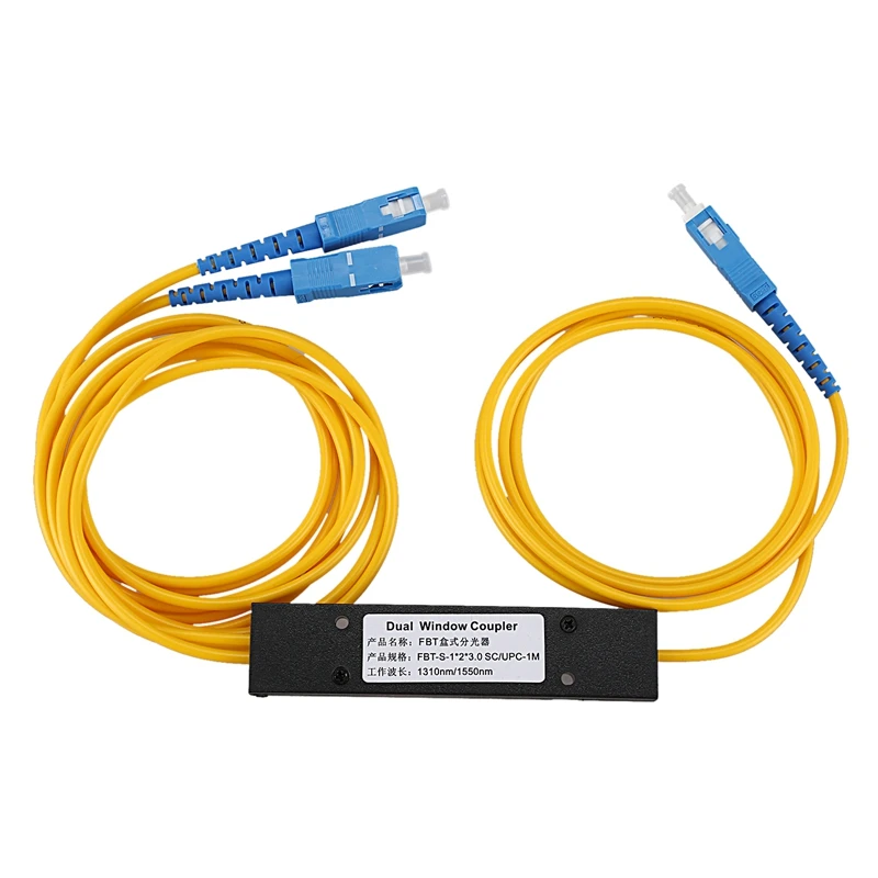 Одномодовая оптоволоконная штуцер Plc Ftth SC UPC 1X2|Соединители| |