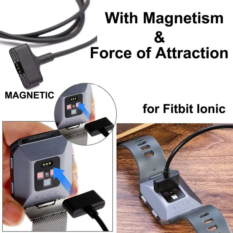 Studyset USB зарядное устройство для FITBIT Ionic Браслет фитнес трекер для активности кабель синхронизации