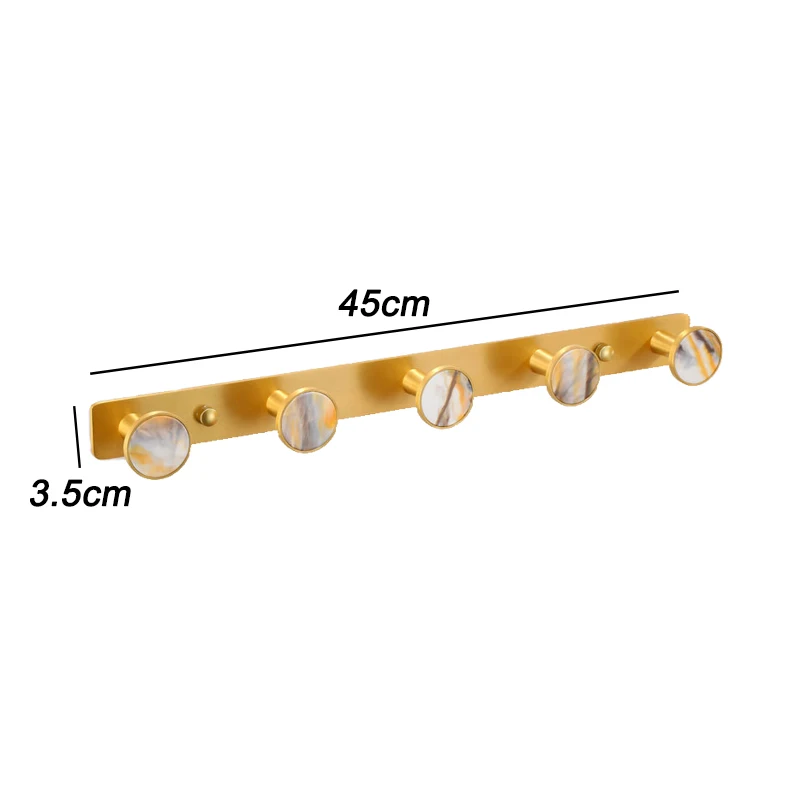 

1 Piece Nordic Wall-mounted Coat Hook Rack Bedroom Living Room Door Clothes Towel Hanging Holder Home Supplies