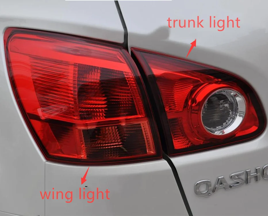 

Светодиодный задсветильник для Nissan QASHQAI 2008-2015, автомобильный Стайлинг, тормозной фонарь, указатель поворота