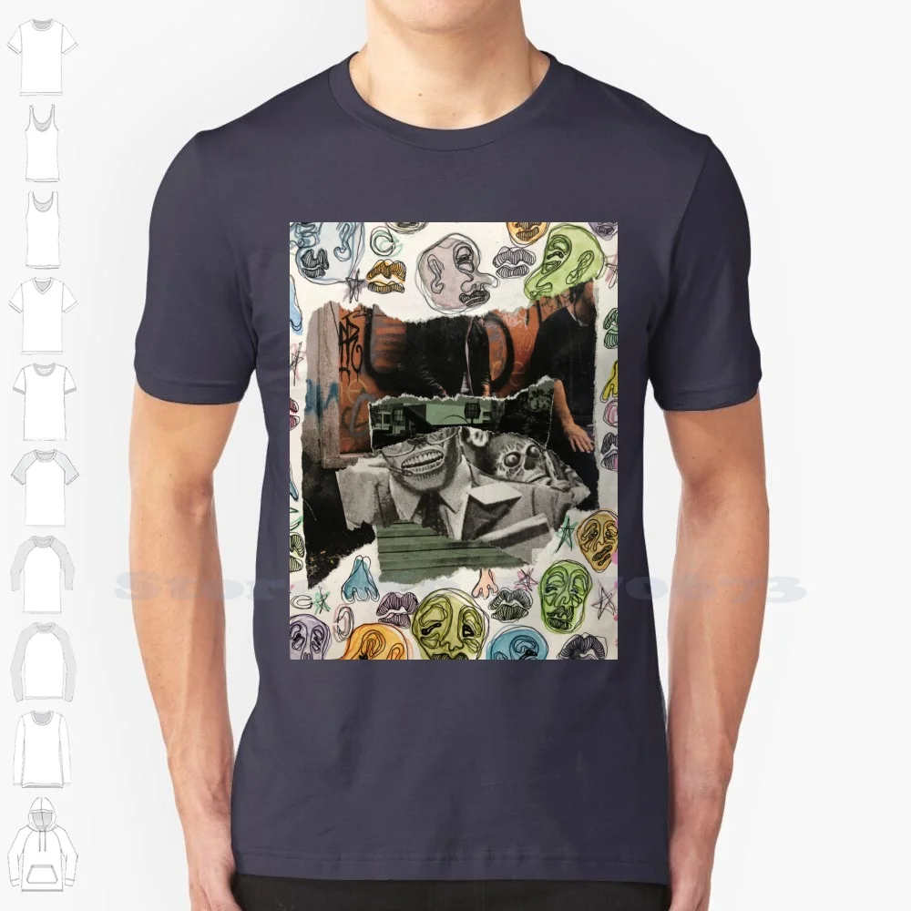 Men In Masks! Fashion Vintage Tshirt T Shirts Punk Eboy Egirl Cartoon Skater Grunge Collage Artist Skate Skateboarding