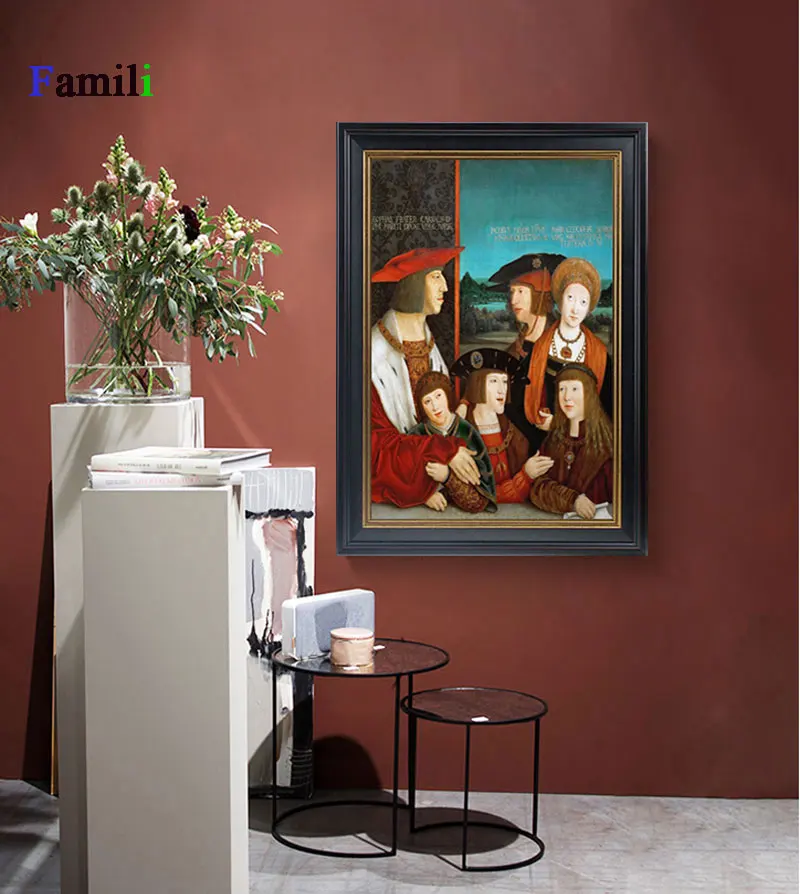 Картина на холсте в винтажном классическом стиле Куадрос Постер художественные