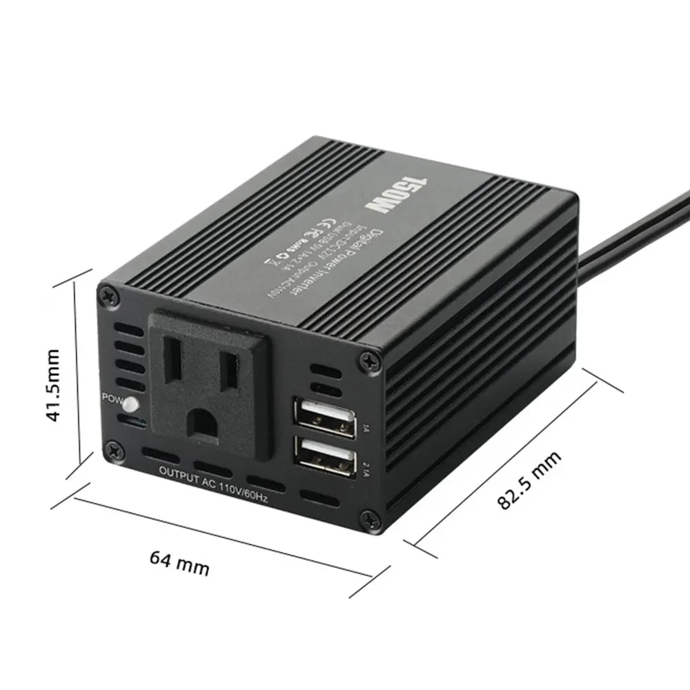 USB charge 300W Watt DC 12V to AC 220V Portable Car Power Inverter Charger Converter Adapter DC12 Modified Sine Wave Oc28 |