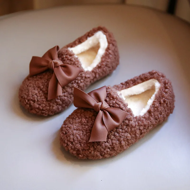 Осенне-зимняя детская обувь с хлопковой подкладкой бархатные ботинки для