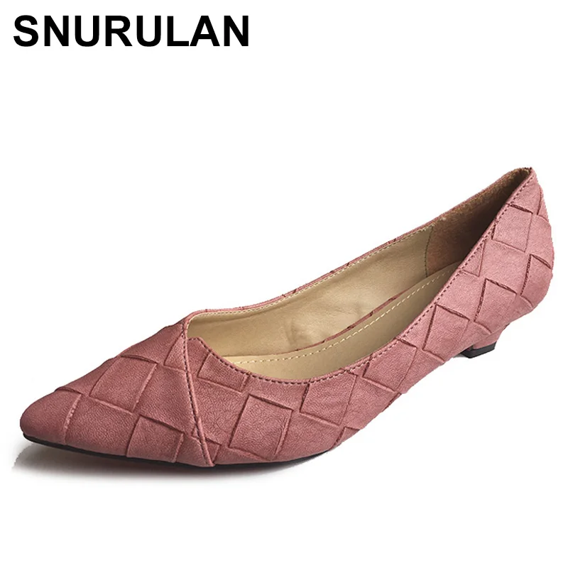 

SNURULANNew сексуальные женские туфли на высоком каблуке с острым носком модные женские туфли-лодочки офисные женские брендовые туфли на низком ...