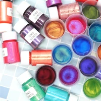 10g chameleons epoxy resin pigments symphony aurora colorant powder with mini brush pearlescent pearl pigment diy nail art