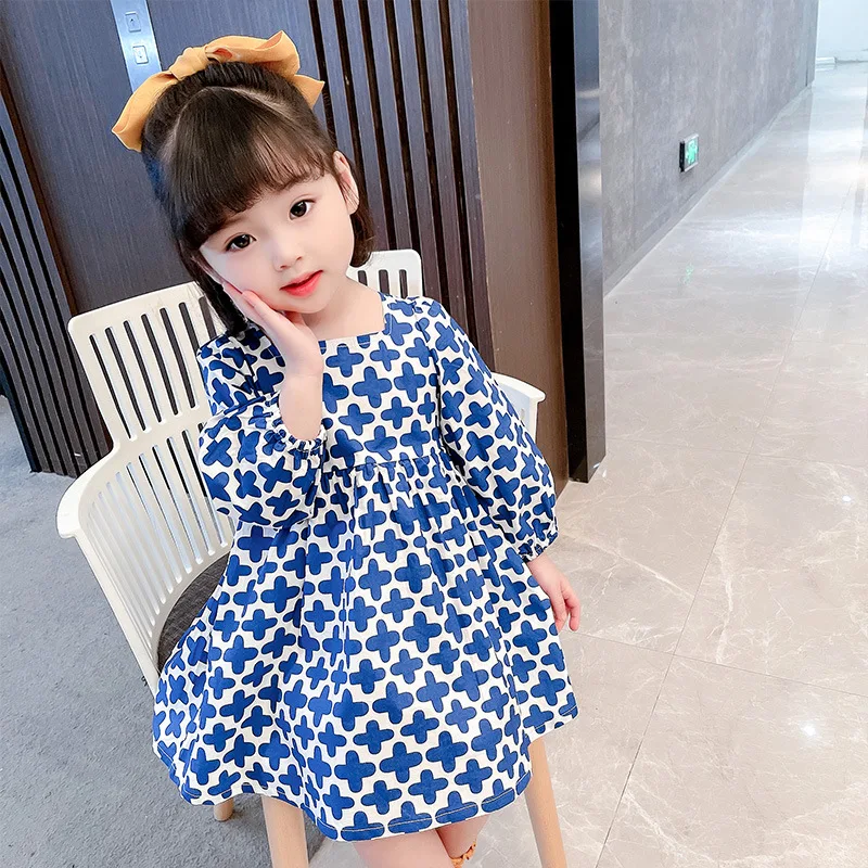 

2021 Summer New Style Flower Princess Dress Korean Children's Clothes Middle And Small Children Children's Dresses