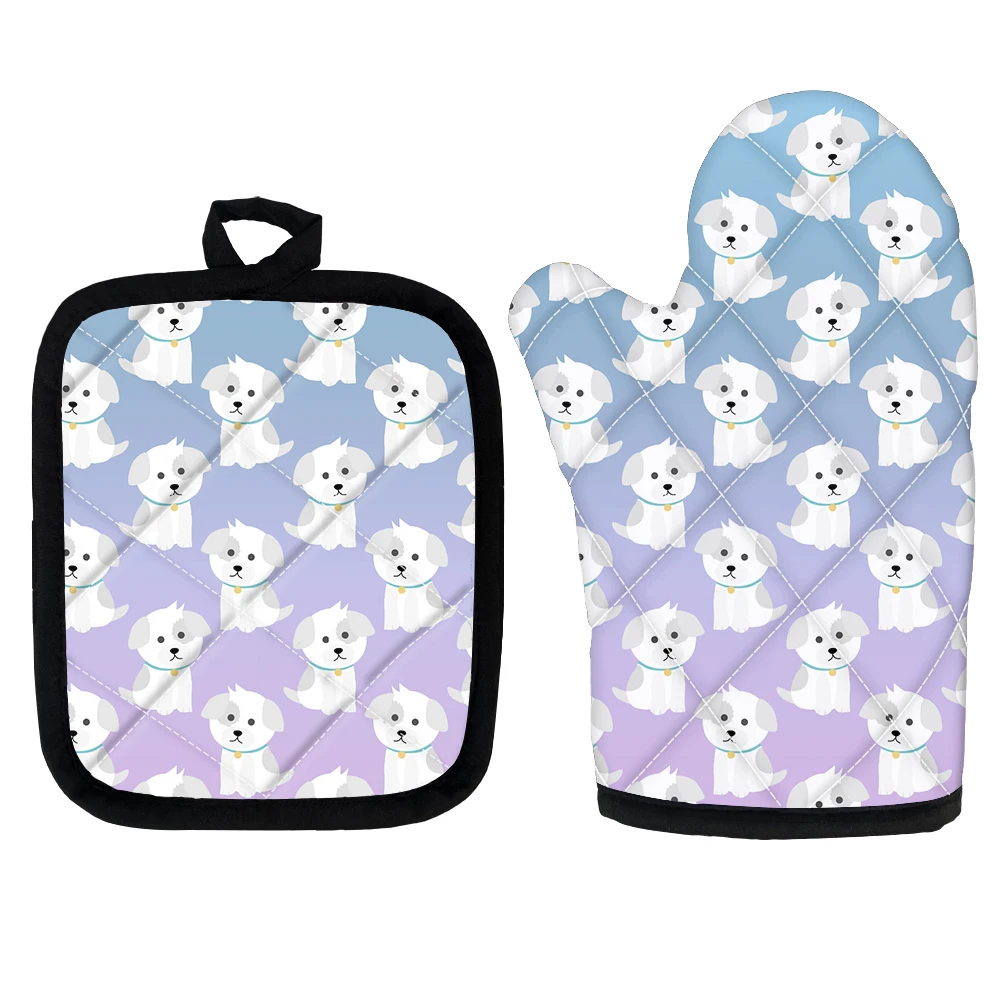 

Кухонные перчатки с изоляцией для щенков, перчатки для готовки в микроволновке, перчатки для выпечки, барбекю, духовки